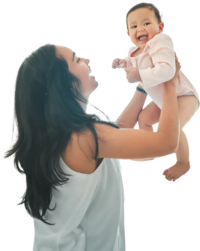 Mother and Daughter Happy People After Receiving Frenectomy/Tongue-Tie Treatment in Payson